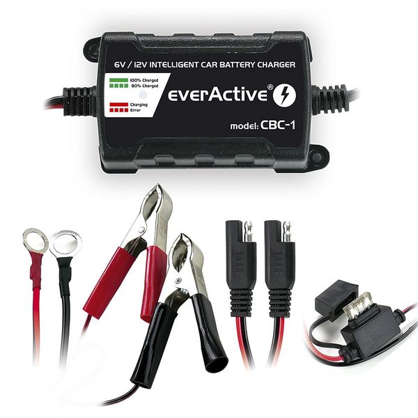 ŁADOWARKA PROSTOWNIK 6V / 12V EVERACTIVE CBC-1 zdjęcie 9