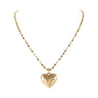 naszyjnik z gniecionym sercem (c25/jes/12au)