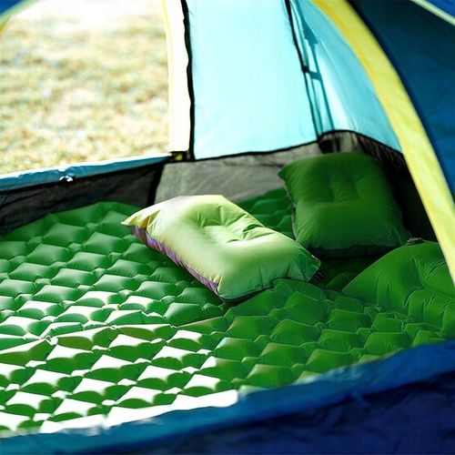 MATA SAMOPOMPUJĄCA KARIMATA 200cm MATERAC LEKKI SAMOPOMPUJĄCY DO NAMIOTU na Arena.pl