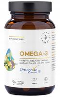 Aura Herbals OMEGA 3 1200mg KWASY EPA DHA olej rybi 120kaps