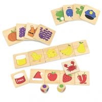 Gra Edukacyjna Drewniana Układanka Sortuj Dopasuj Kolory i Kształty
