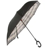 Parasol parasolka odwrócony składany odwrotnie mocne druty solidny stojący
