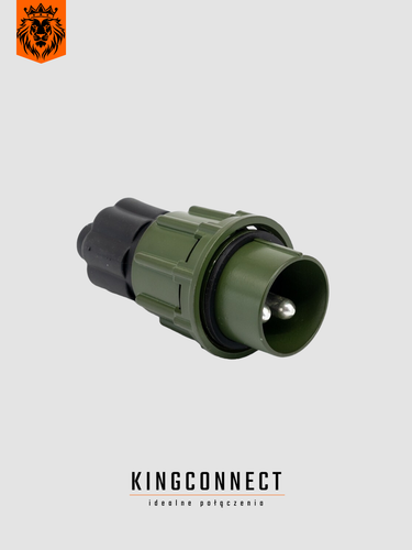 Wtyczka 24V / 2 pin NATO 50mm2 z nakrętką / 50mm PRO NOWOŚĆ na Arena.pl