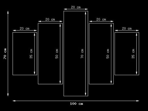 100 70cm 5 elem obraz Drapacze chmur NY cyfrowy druk na Arena.pl