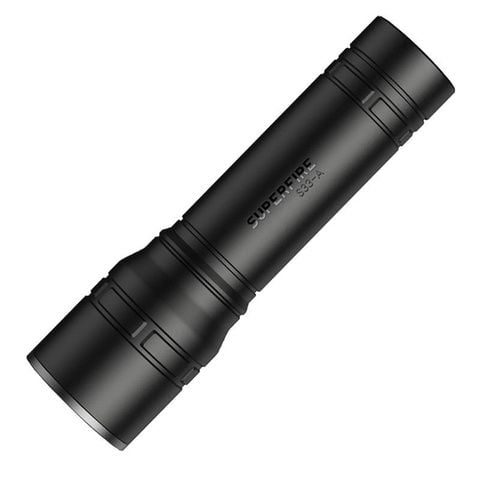 Latarka Superfire S33-A, USB (czarna) zdjęcie 1