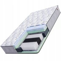 Materac 90 x 200 x 29cm H3, H4 Pianka visco BUBBLEGUM, Pianka NATURALIS