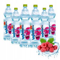 Kubuś Water Napój o smaku maliny 1,5 l x 6 sztuk