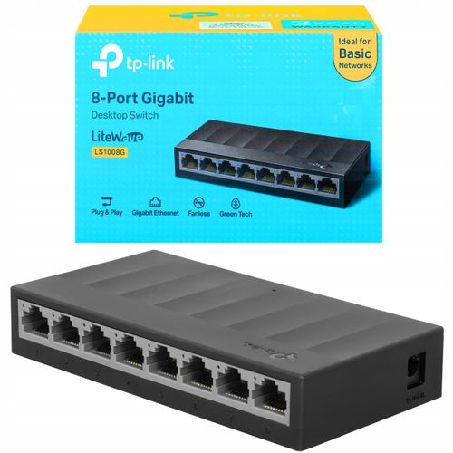 Switch TP-LINK LS1008G 8x1GbE na Arena.pl