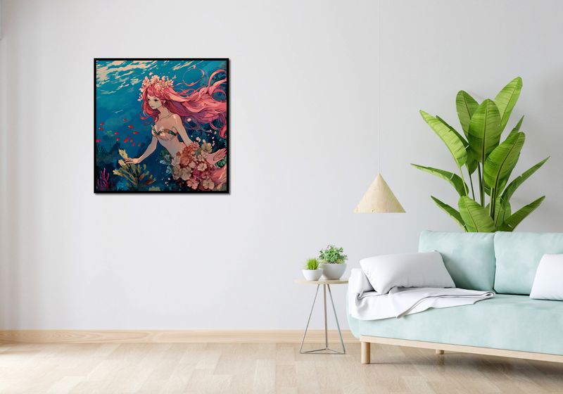 Plakat 80x80cm Nimfa Oceanu zdjęcie 4