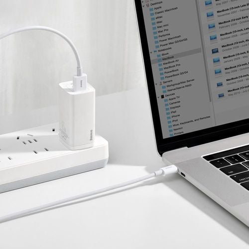 kabel przewód superior usb - usb-c 66w 6a 2m - biały na Arena.pl