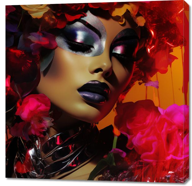 Obraz 90x90cm Kwiecista Diva zdjęcie 1