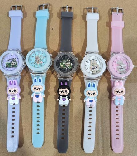 zegarek LABUBU ledowy ŚWIECĄCY dziecięcy młodzieżowy modny wskazówkowy na Arena.pl