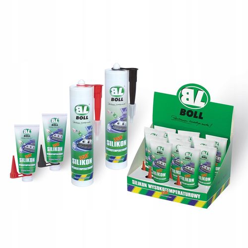 silikon wysokotemperaturowy czerwony 290ml boll na Arena.pl