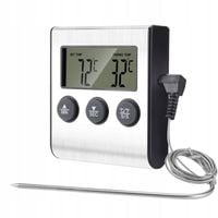 TERMOMETR DO PIEKARNIKA WĘDZARNI GRILL SONDA TIMER