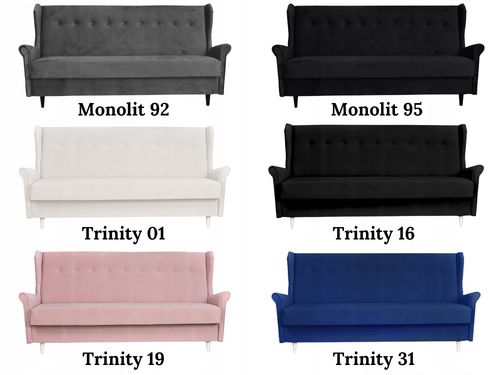 Nowoczesny Komplet Wypoczynkowy do salonu uszak brązowy ARI Family Meble na Arena.pl