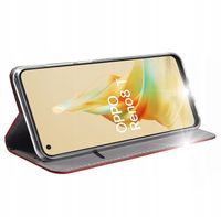 Etui z klapką do Oppo Reno 8T 8 T, Smart Magnet Cover, Futerał, Pokrowiec