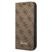 Guess GUBKP14XHG4SHW iPhone 14 Pro Max 6,7" brązowy/brown book 4G Vintage