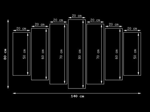 80cm 140cm obraz 7 elem Mapa świata ścienny druk cyfrowy na Arena.pl