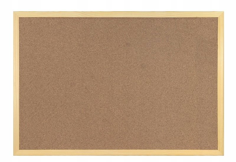TABLICA KORKOWA DREWNIANA RAMA BASIC 60/90 WIELKOR zdjęcie 2