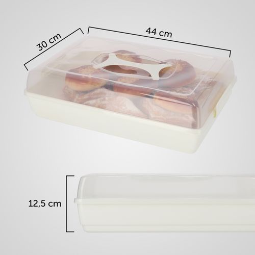 POJEMNIK PUDEŁKO NA CIASTO ŻYWNOŚĆ Z PRZYKRYWKĄ na Arena.pl