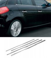 Fiat BRAVO 2 II - LISTWY OKIENNE OKNA BOCZNE CHROM