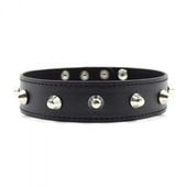 wiązania collare spikes collar black