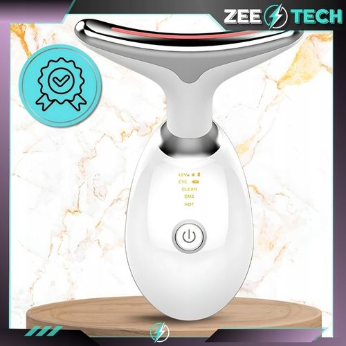 MASAŻER LIFTINGUJĄCY DO TWARZY SZYI SONICZNY DO UJĘDRNIANIA WIBRACYJNY EMS na Arena.pl