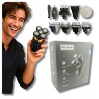 Golarka Męska Maszynka Do Golenia i Włosów Trymer Do Nosa Brody i Głowy LCD