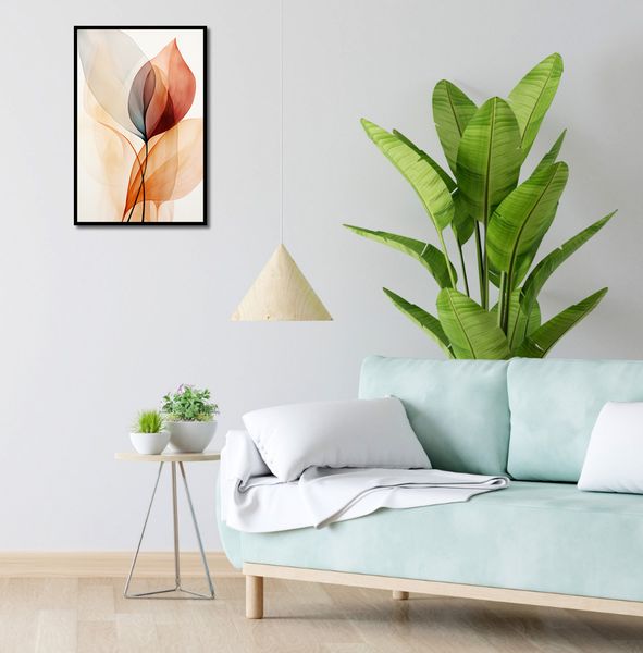 Plakat 40x60cm Eteryczne Liście zdjęcie 4
