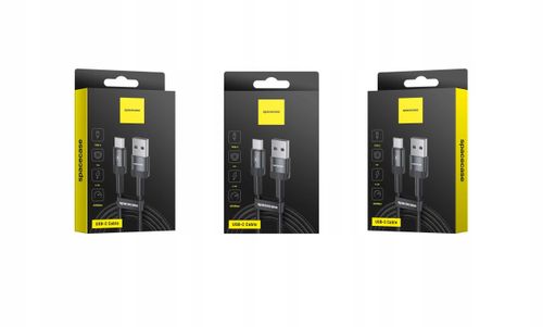 Spacecase Usb-C Cable 2M 2.4A Black na Arena.pl