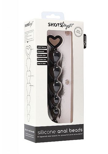 silicone anal beads   black na Arena.pl
