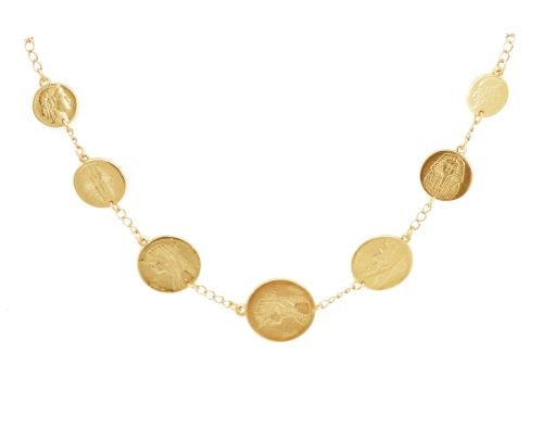 łańcuszek z monetami (c15/mon/26au) na Arena.pl