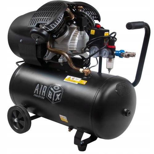 Kompresor Sprężarka olejowa 50L dwutłokowa 2,2kW 230V 10bar Airbox na Arena.pl