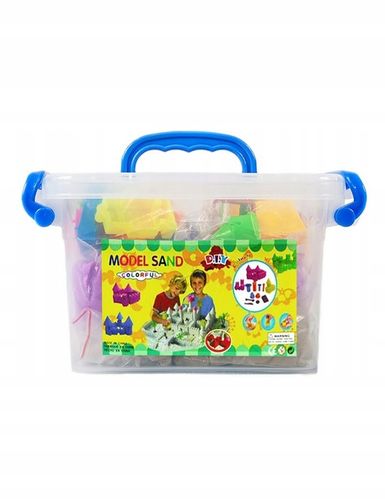 PIASEK KINETYCZNY 2KG BASEN + FOREMKI DUŻY ZESTAW na Arena.pl