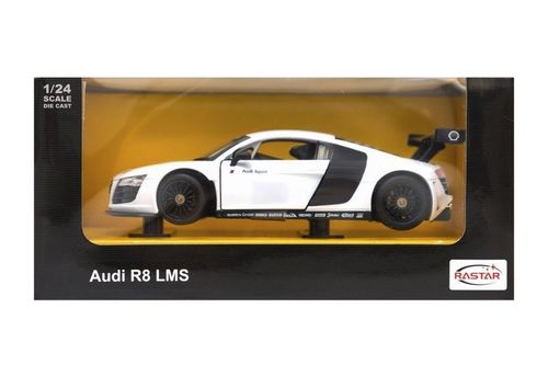 AUDI R8 LMS Rastar 56100 1:24 biały na Arena.pl