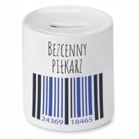 Skarbonka Dla Piłkarza Bezcenny Piłkarz Prezent Z Nadrukiem Ze Zdjęciem