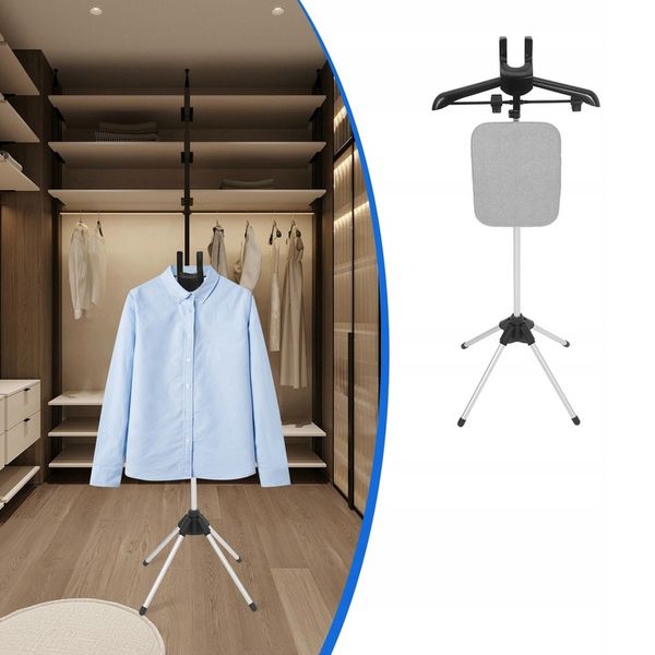 PODRĘCZNY STOJAK NA PAROWNICĘ DO UBRAŃ REGULOWANE AKCESORIA WIESZAK NA zdjęcie 15