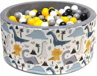 Suchy Basen z Kulkami Piłeczkami Piłkami DUŻY 90x40 – Kulki Piłki 200 sztuk