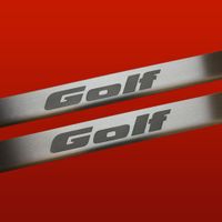 Listwa progowa VOLKSWAGEN GOLF MK2 Stal nierdzewna 304 mat 2szt