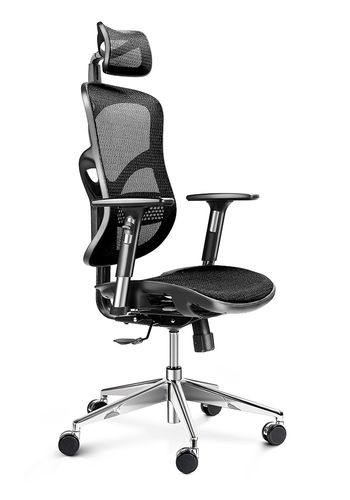 Fotel biurowy, ergonomiczny  Diablo Chair V-BASIC - czarny na Arena.pl