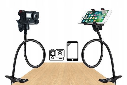 UNIWERSALNY UCHWYT NA TELEFON kamerę 360 PAŁĄK Z KLIPSEM DO BLATU Webski na Arena.pl