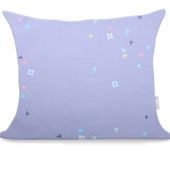 Poszewka Makosatyna Humble fioletowa + biała 50x60*2 DecoKing