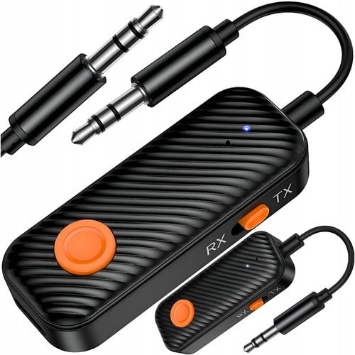 TRANSMITER ODBIORNIK NADAJNIK 2W1 BLUETOOTH 5.4 RX TX AUDIO AUX JACK na Arena.pl