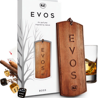 K2 EVOS BOSS DREWNIANA ZAWIESZKA ZAPACHOWA ZAPACH DO SAMOCHODU AUTA
