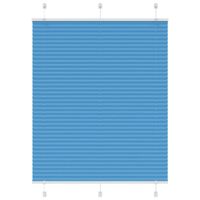 Roleta plisowana niebieska 110x150 cm Szerokość tkaniny 109,4cm