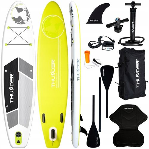Deska do pływania STABILNA SUP paddle pompowana akcesoria 320CM plecak na Arena.pl
