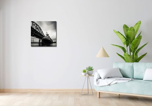 Obraz 50x50cm Statek przy Moście na Arena.pl