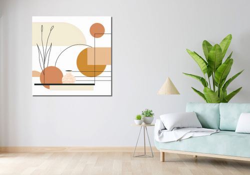 Obraz 100x100cm Terrakotowy Krzyk na Arena.pl