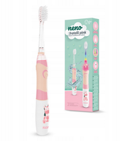 Elektryczna szczoteczka Neno Fratelli ŚWIECĄCA dzieci +6 PINK