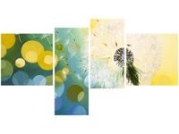 100 55CM OBRAZ 4 ELEM DMUCHAWIEC SŁOŃCU PŁÓTNO DRUK